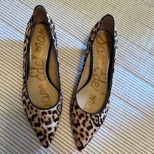 Sam Edelman Leopard Print Heels